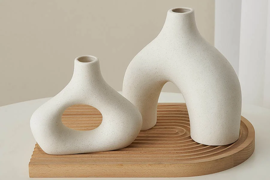 Contemporary Nordic Ceramic Vases 